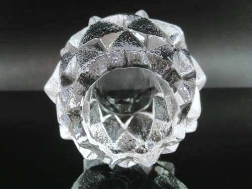 Orrefors Sweden Crystal Art Glass Votive Candle Holder