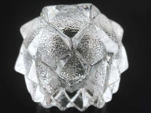 Orrefors Sweden Crystal Art Glass Votive Candle Holder