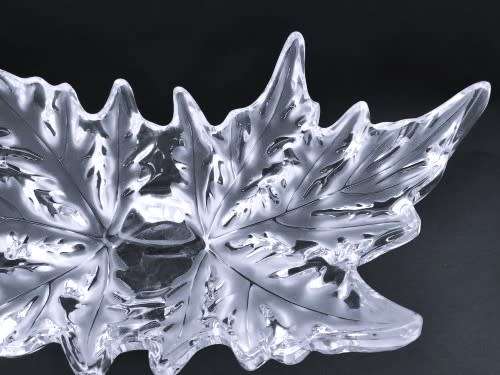 Spectacular Lalique Champs-Elysees clear crystal centerpiece bowl