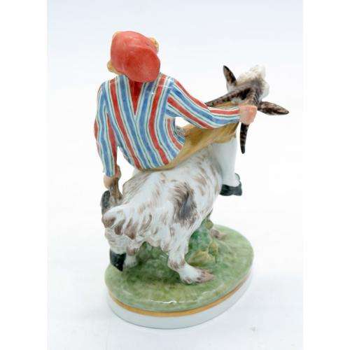 Royal Copenhagen, Julian Marie`s mark. Porcelain figure , `Clumsy Hans` No. 1228