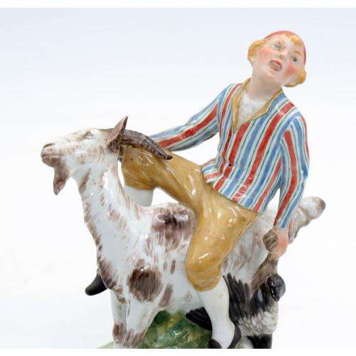 Royal Copenhagen, Julian Marie`s mark. Porcelain figure , `Clumsy Hans` No. 1228