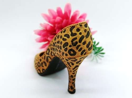 Just The Right Shoe Leopard Stiletto 1999 Miniature Raine 25017 Mini Heel