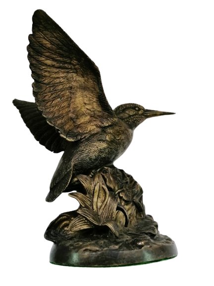 MAINLAND SMITH BRONZE HUMMINGBIRD SCULPTURE