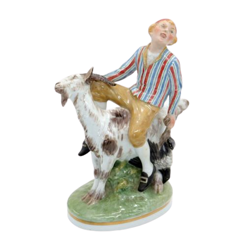 Royal Copenhagen, Julian Marie`s mark. Porcelain figure , `Clumsy Hans` No. 1228