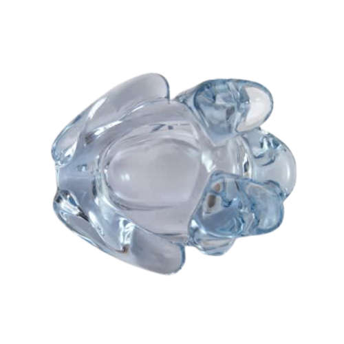 Murano Blue Glass Frog Dish Bowl