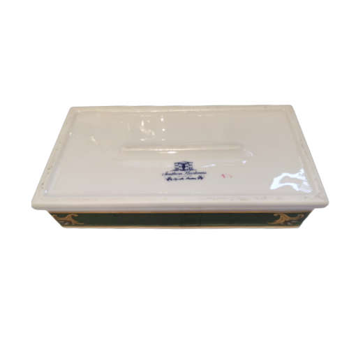 Elizabeth Arden Porcelain Southern Heirloom Lidded Container Setter, Retriever Hunting Dog