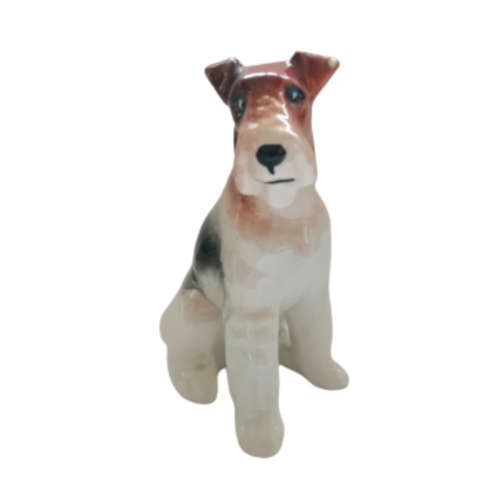 Vintage Porcelain Schnauzer dog or Terrier