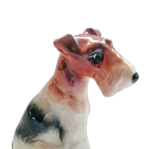Vintage Porcelain Schnauzer dog or Terrier