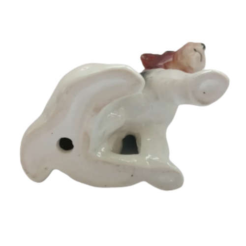 Vintage Porcelain Schnauzer dog or Terrier