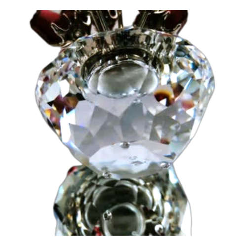 Swarovski Crystal Vase Of 12 Red Roses 15th SCS Anniversary Gabriele Stamey