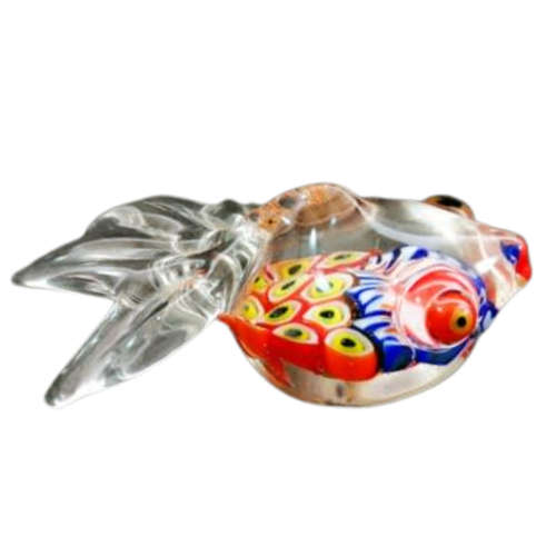 Murano Vintage Hand Made Glass Millefiori Fish Figurine