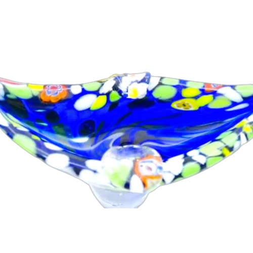 Murano Hand Blown Glass Millefiori Bowl