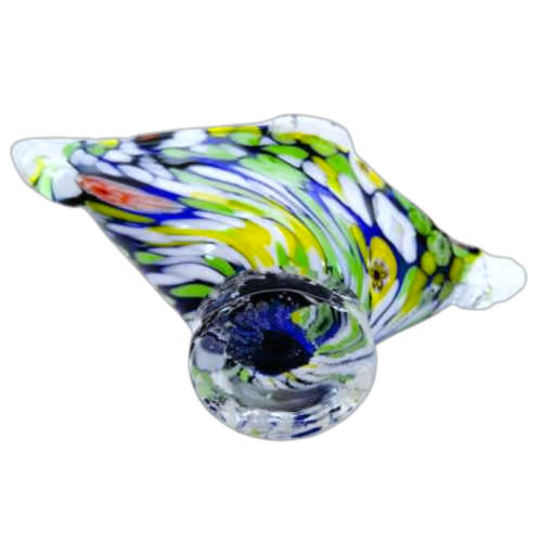 Murano Hand Blown Glass Millefiori Bowl