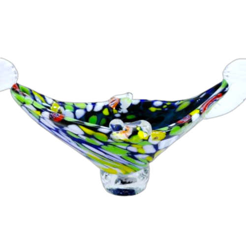 Murano Hand Blown Glass Millefiori Bowl