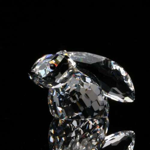 Swarovski Crystal Bunny Rabbit Lop Eared Retired  Boxed