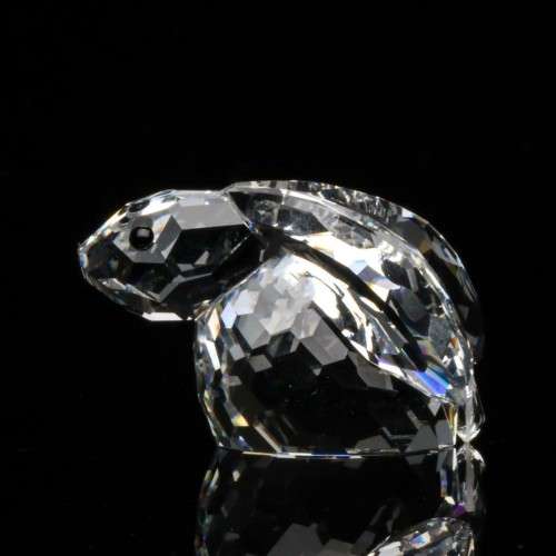 Swarovski Crystal Bunny Rabbit Lop Eared Retired  Boxed