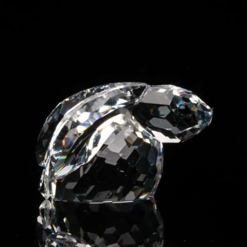 Swarovski Crystal Bunny Rabbit Lop Eared Retired  Boxed