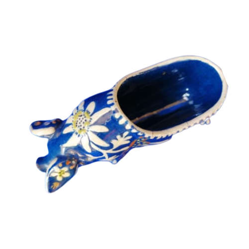 Antique Dutch pottery Pig Dish