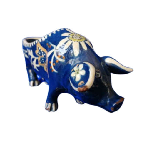 Antique Dutch pottery Pig Dish