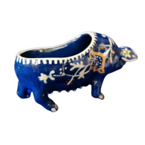 Antique Dutch pottery Pig Dish