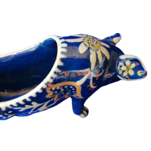 Antique Dutch pottery Pig Dish