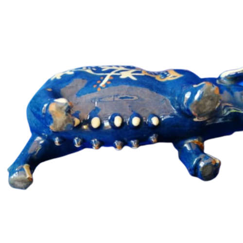 Antique Dutch pottery Pig Dish