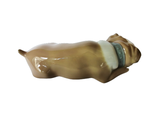 Lladro Unlikely Friends 6417 - Bulldog With Cat - Kitten Sleeping