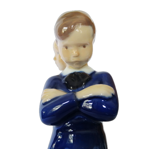 Bing & Grondahl #2372 Denmark Porcelain Figurine Boy Girl Pardon Me Couple