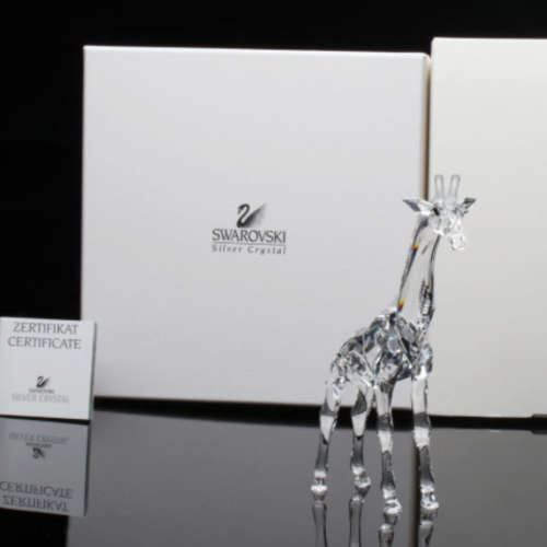 Swarovski crystal baby giraffe From the African Wildlife  theme group