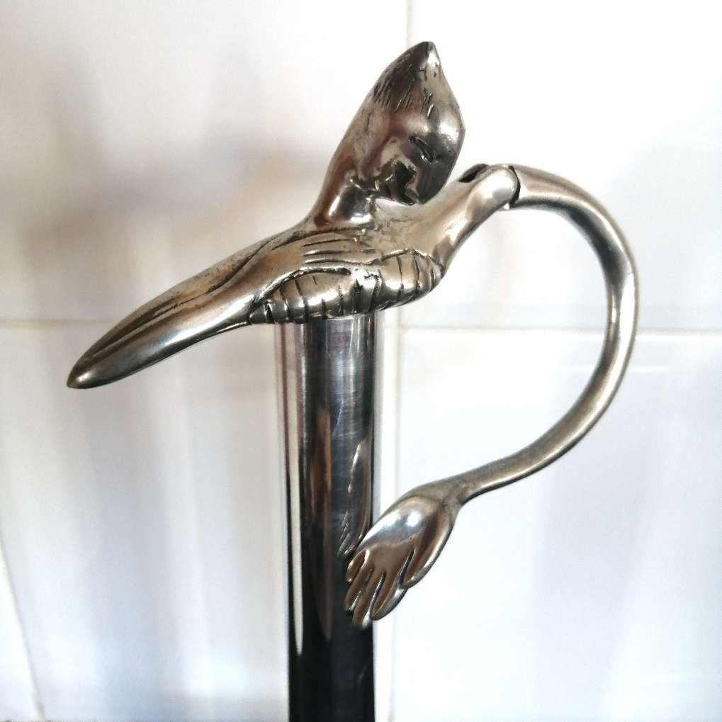 Carrol Boyes Eye-catching Pewter, Spun Aluminium Paper Towel Holder