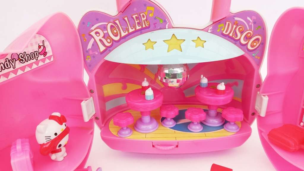 Hello Kitty Disco Carry Along Play Set Case Figures & Accessories