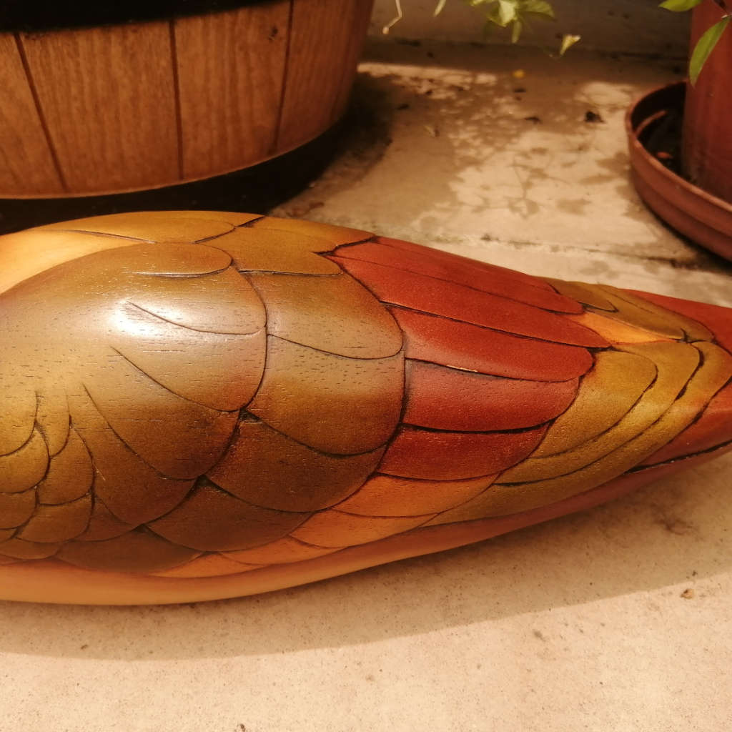 Feathers of Knysna Gallery carved and hand painted XX-Large 60 cm Merganzer Duck 443/975