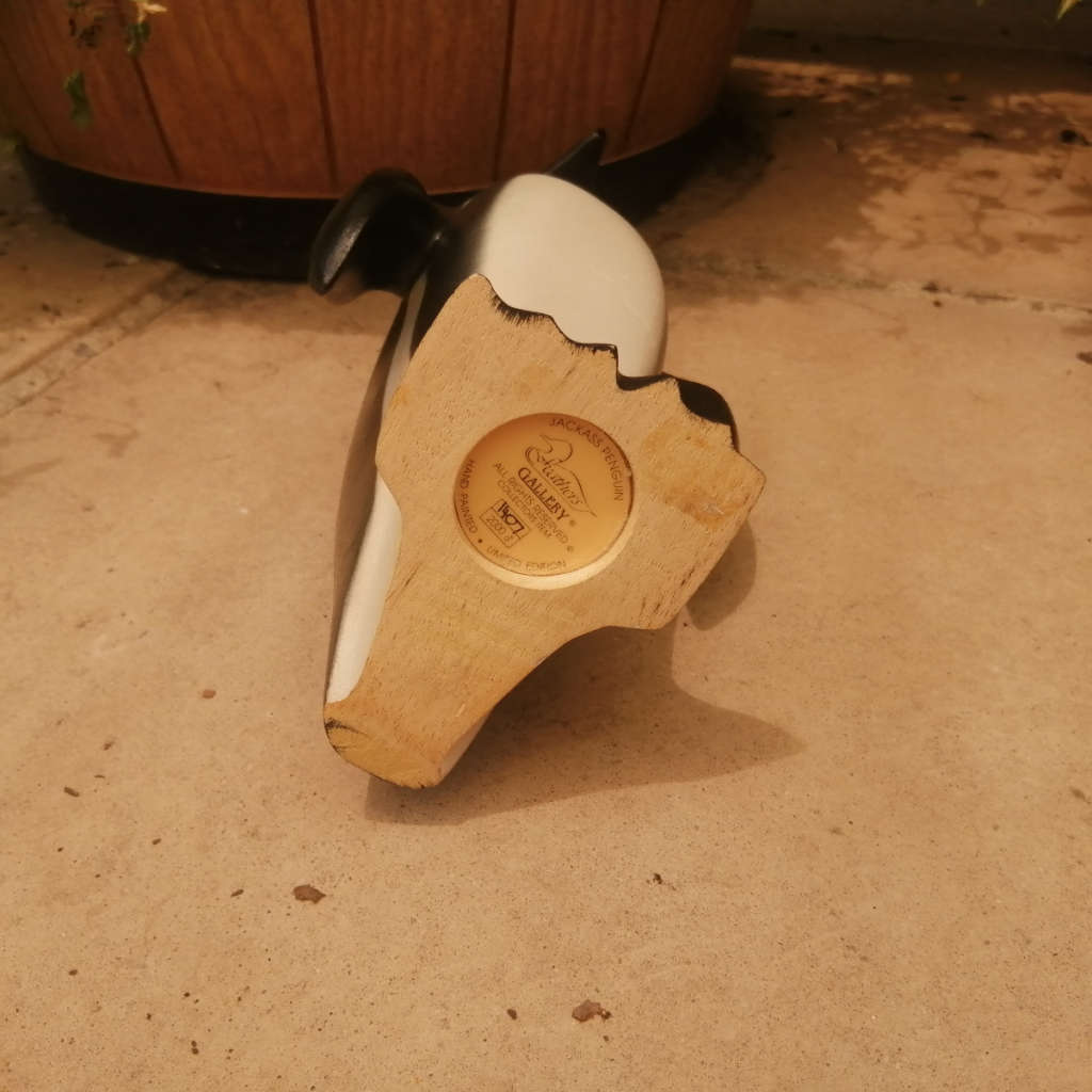 Feathers of Knysna Gallery carved and hand painted Jackass Penguin 1407/2000