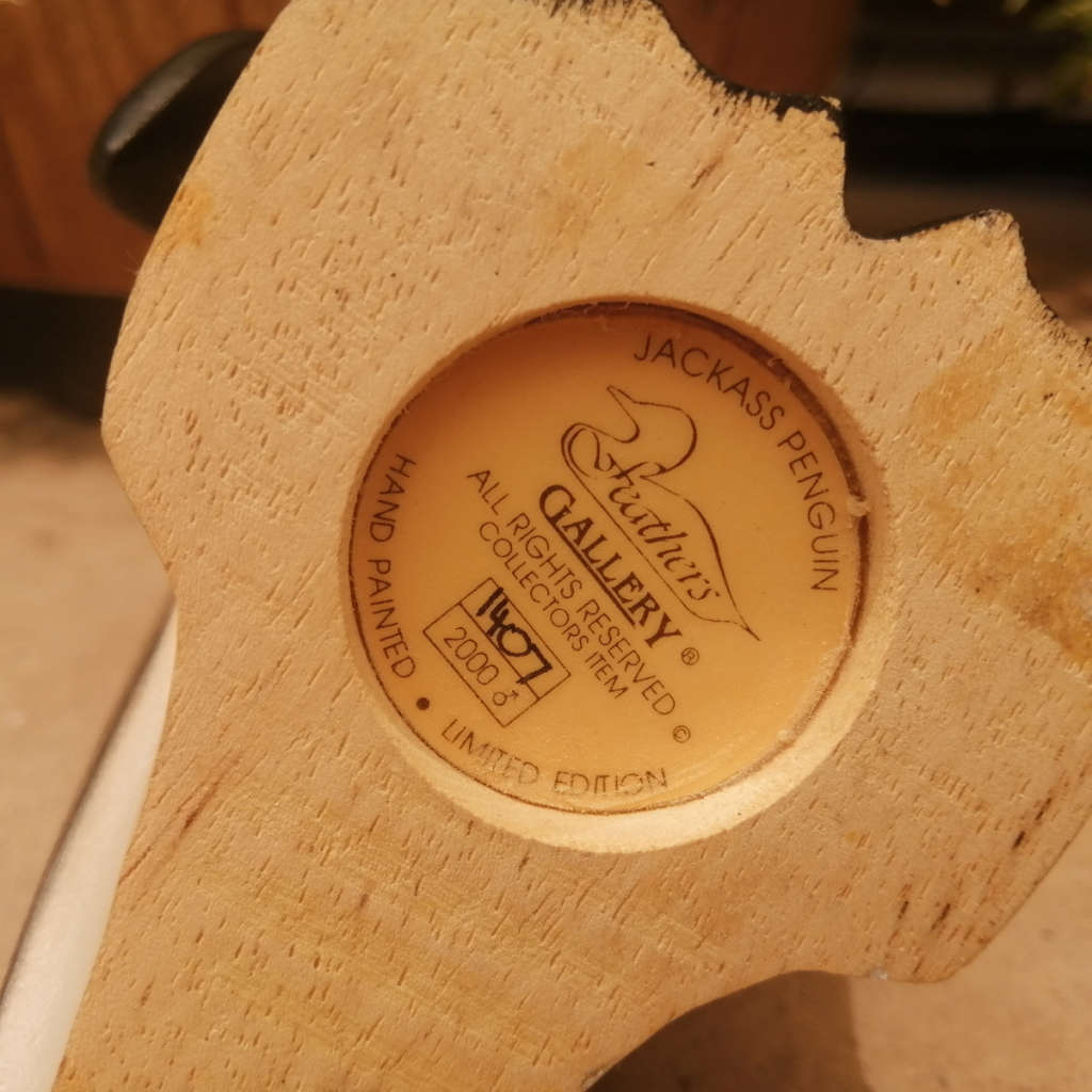 Feathers of Knysna Gallery carved and hand painted Jackass Penguin 1407/2000