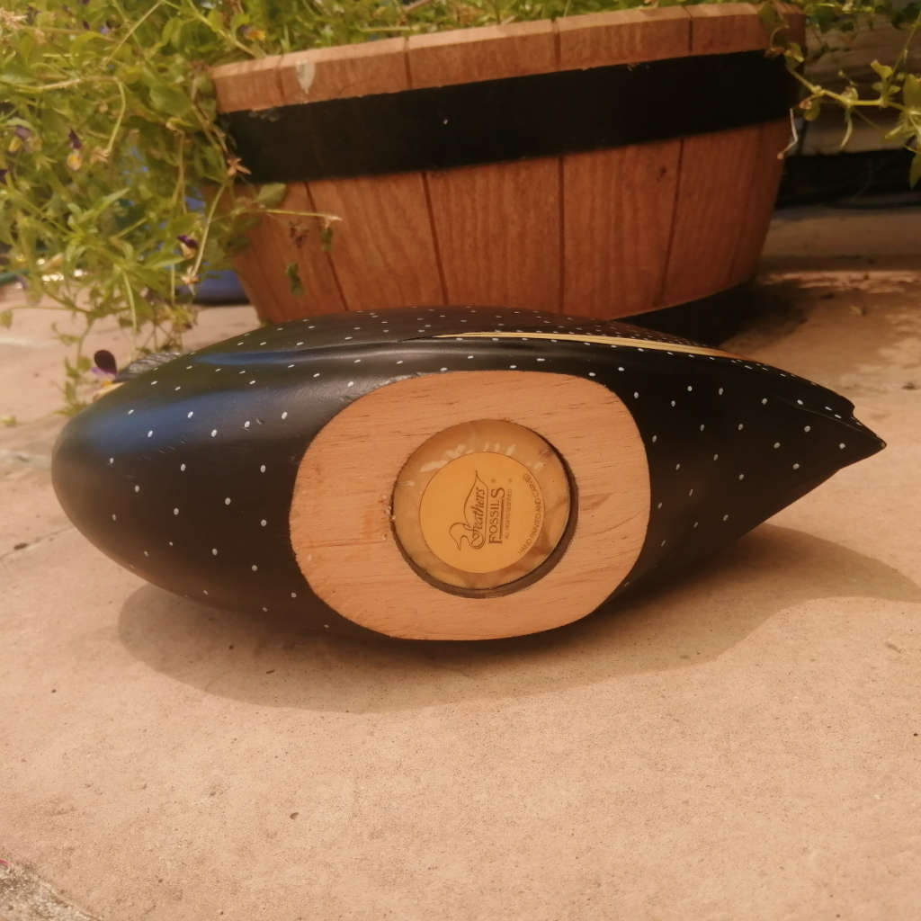 Feathers of Knysna Gallery carved and hand painted Female Guinea Fowl Fossils