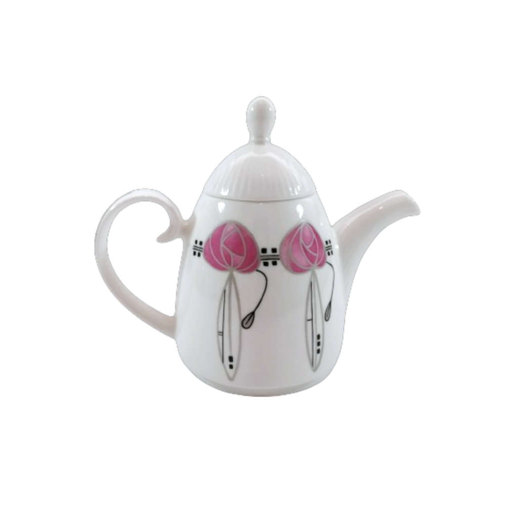 Hudson & Middleton Fine Bone China Stacking Tea for 1 Set Scottish Rose