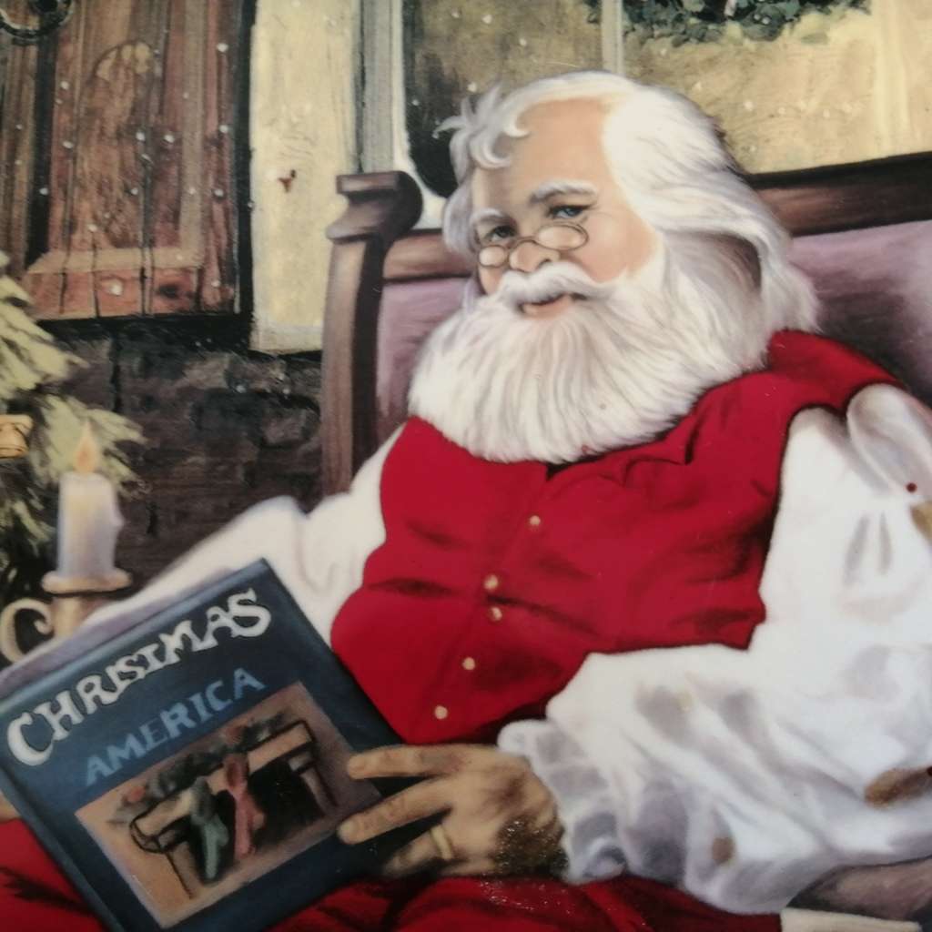 Large 32cm Christmas Serving Platter with Cake Lifter