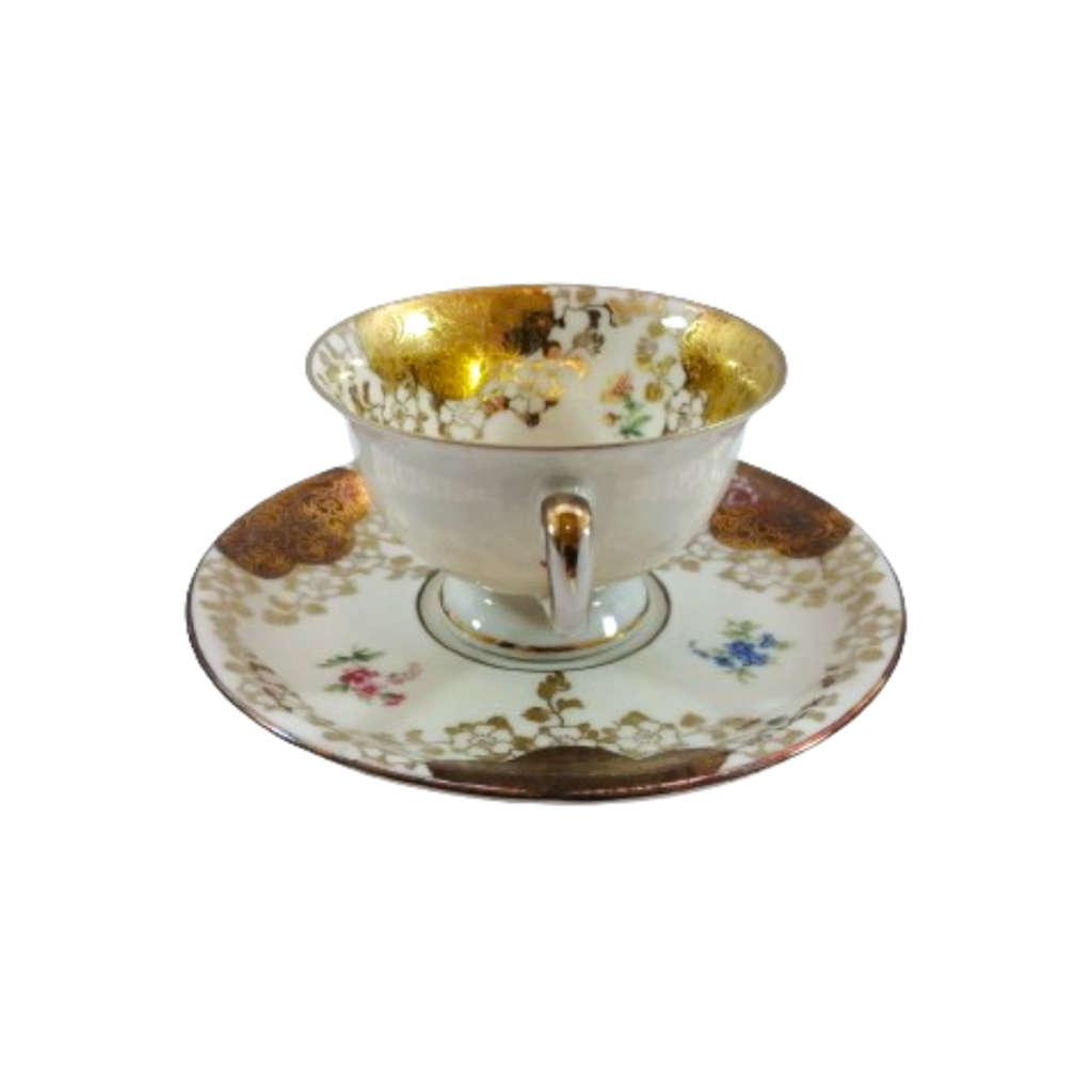 Alka Bavaria Sylvia Porcelain Esquisit Tea Cup and Saucer Duo