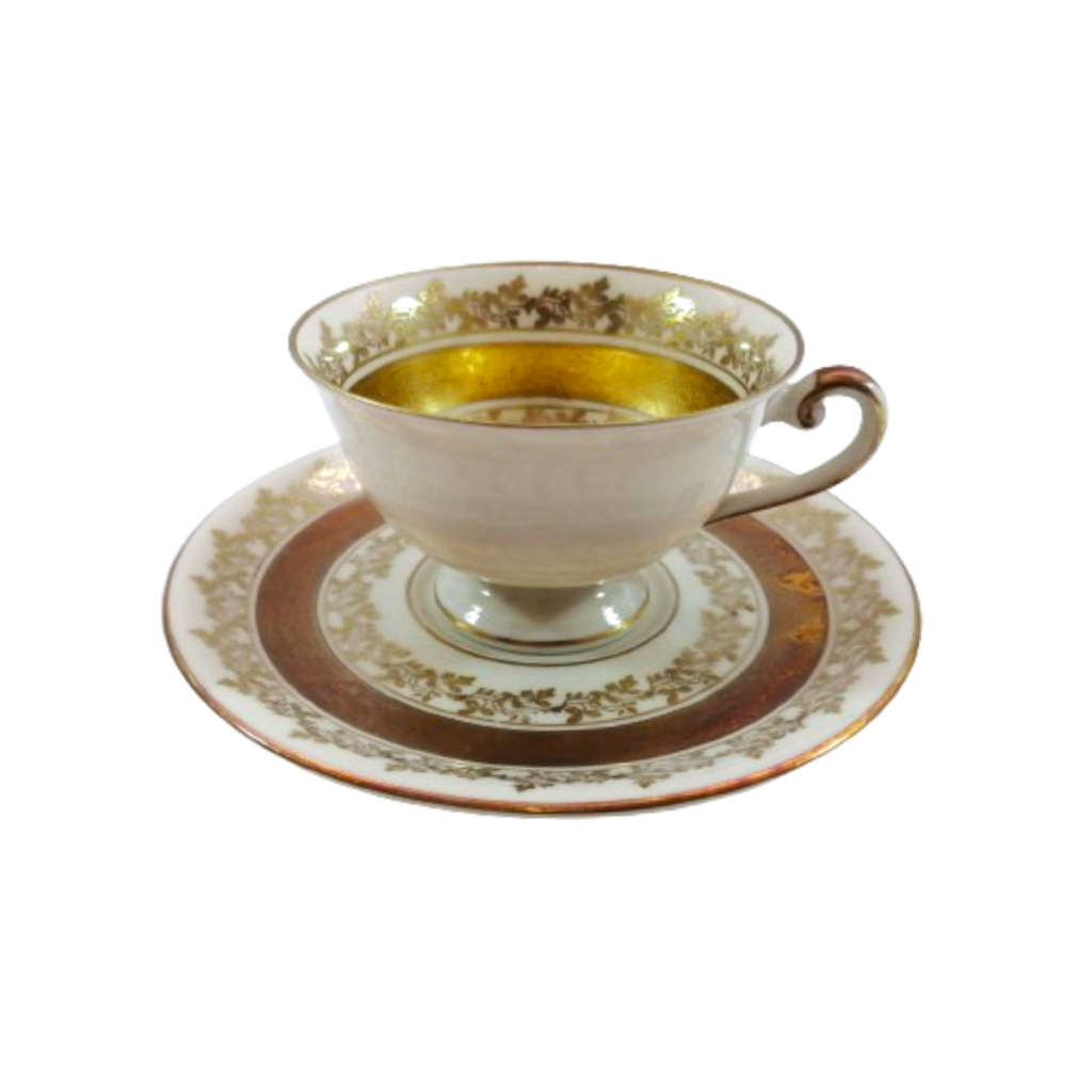 Alka Bavaria Sylvia Porcelain Tea Cup and Saucer Duo