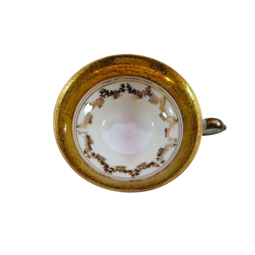 Alka Bavaria Sylvia Porcelain Maison Tea Cup and Saucer Duo