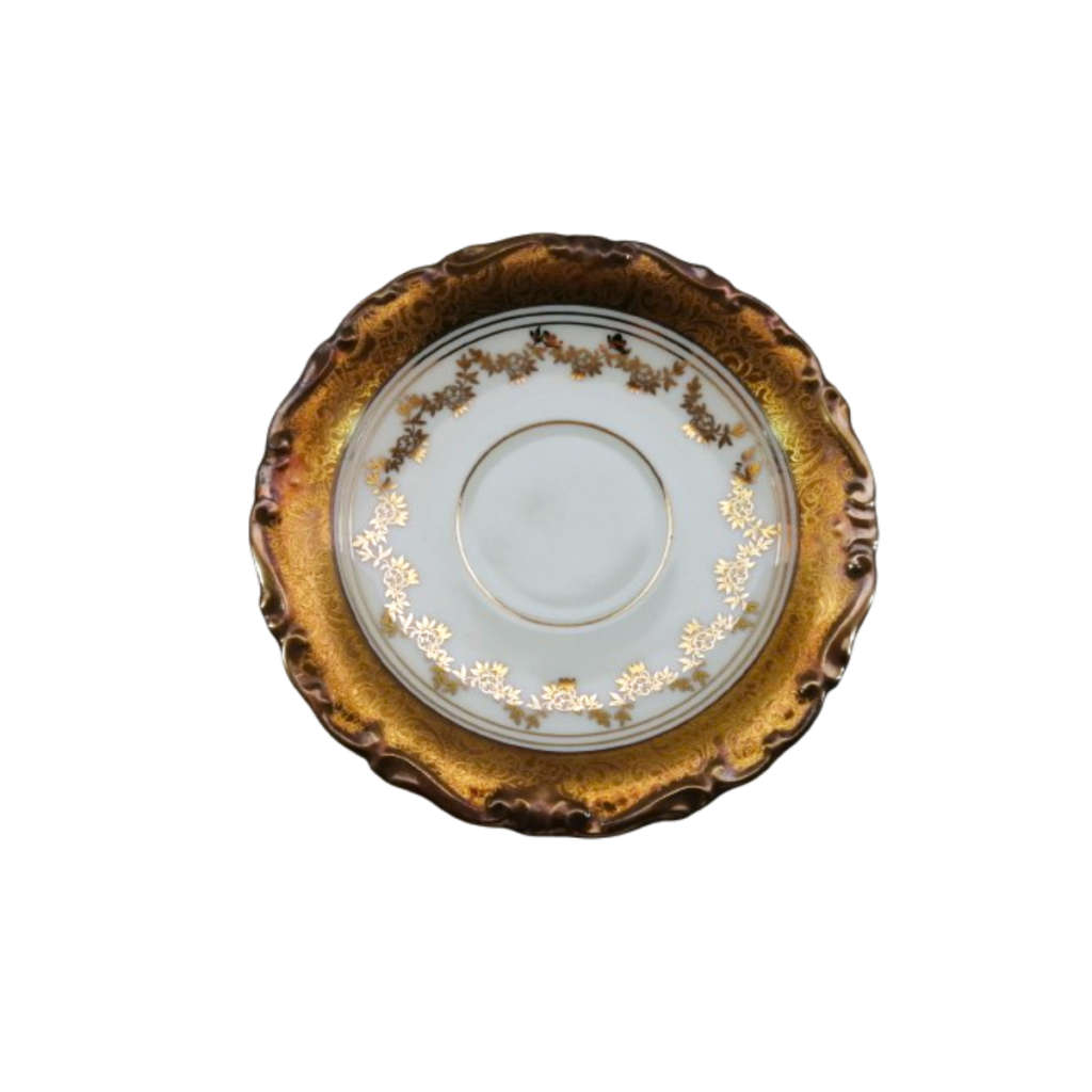 Alka Bavaria Sylvia Porcelain Maison Tea Cup and Saucer Duo