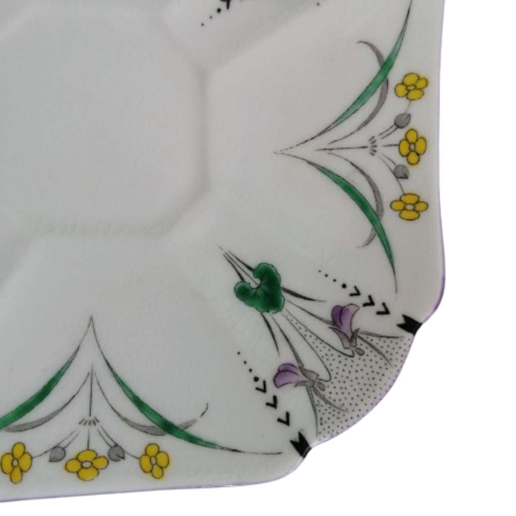 Shelley Pansies Cup & Saucer in the Queen Anne Shape Duo