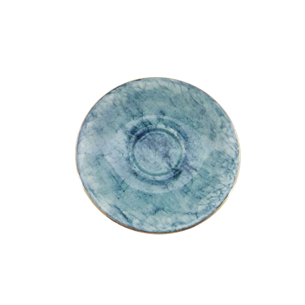 Royal Albert Bone Gossamer  Blue Marbled Trio