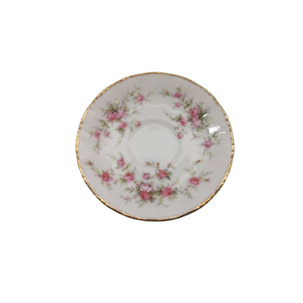 Paragon Fine Bone China Victoriana Rose Tea Cup and Saucer Duo