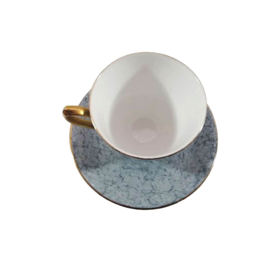 Royal Albert Bone China Gossamer Grey Marbled Trio