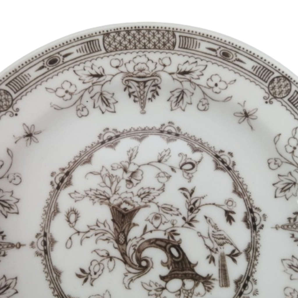 Wedgwood Brown and White design Plate