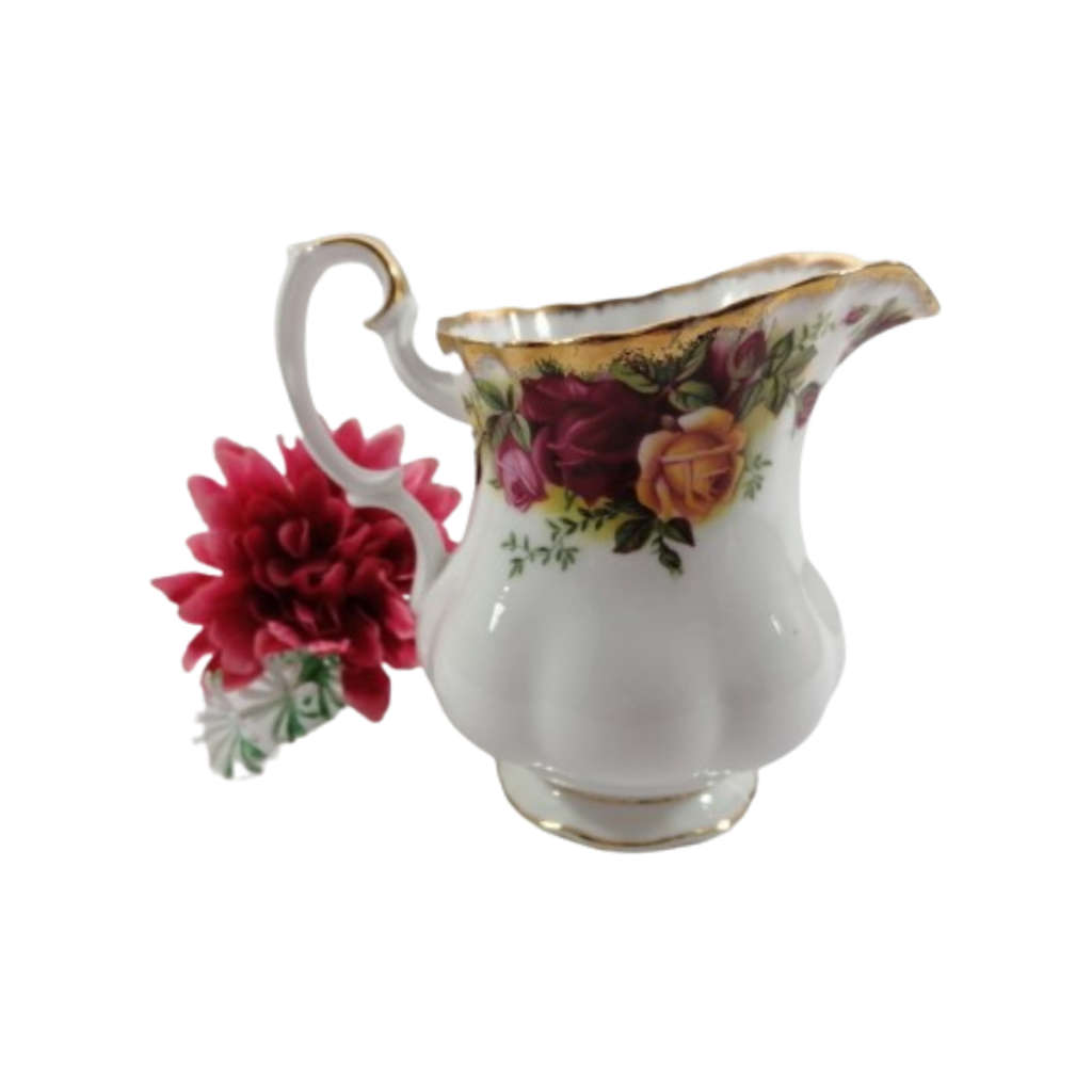 Royal Albert Bone China Old Country Roses Fluted Tea Milk Jug