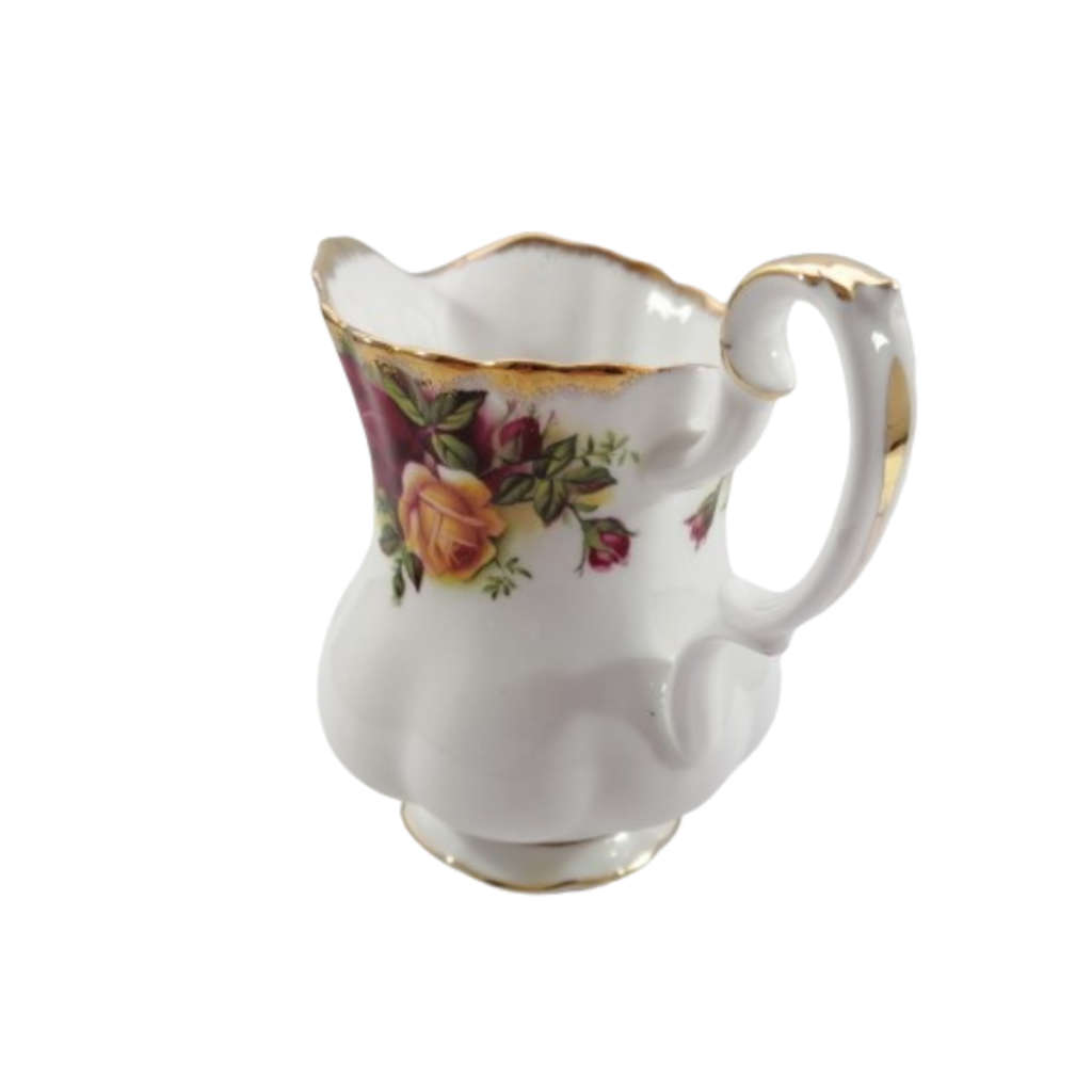Royal Albert Bone China Old Country Roses Fluted Tea Milk Jug