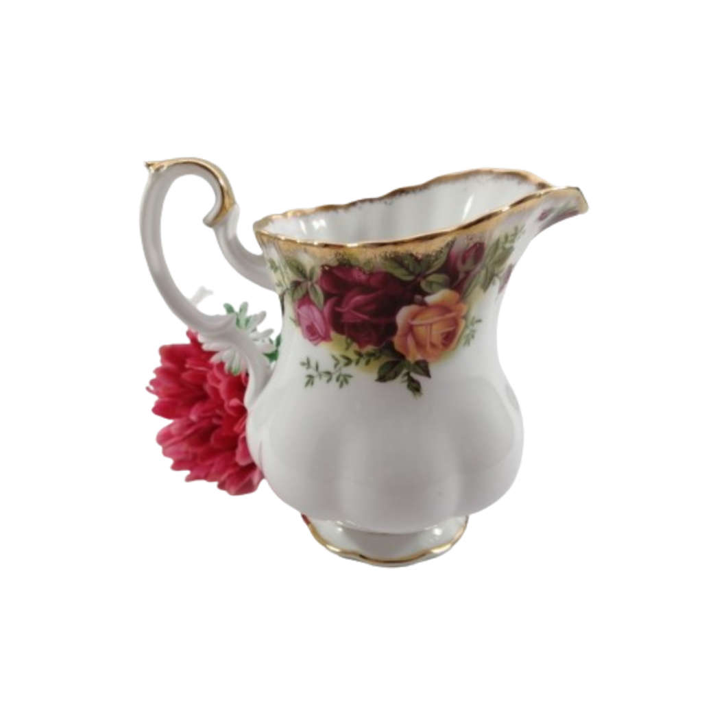 Royal Albert Bone China Old Country Roses Fluted Tea Milk Jug
