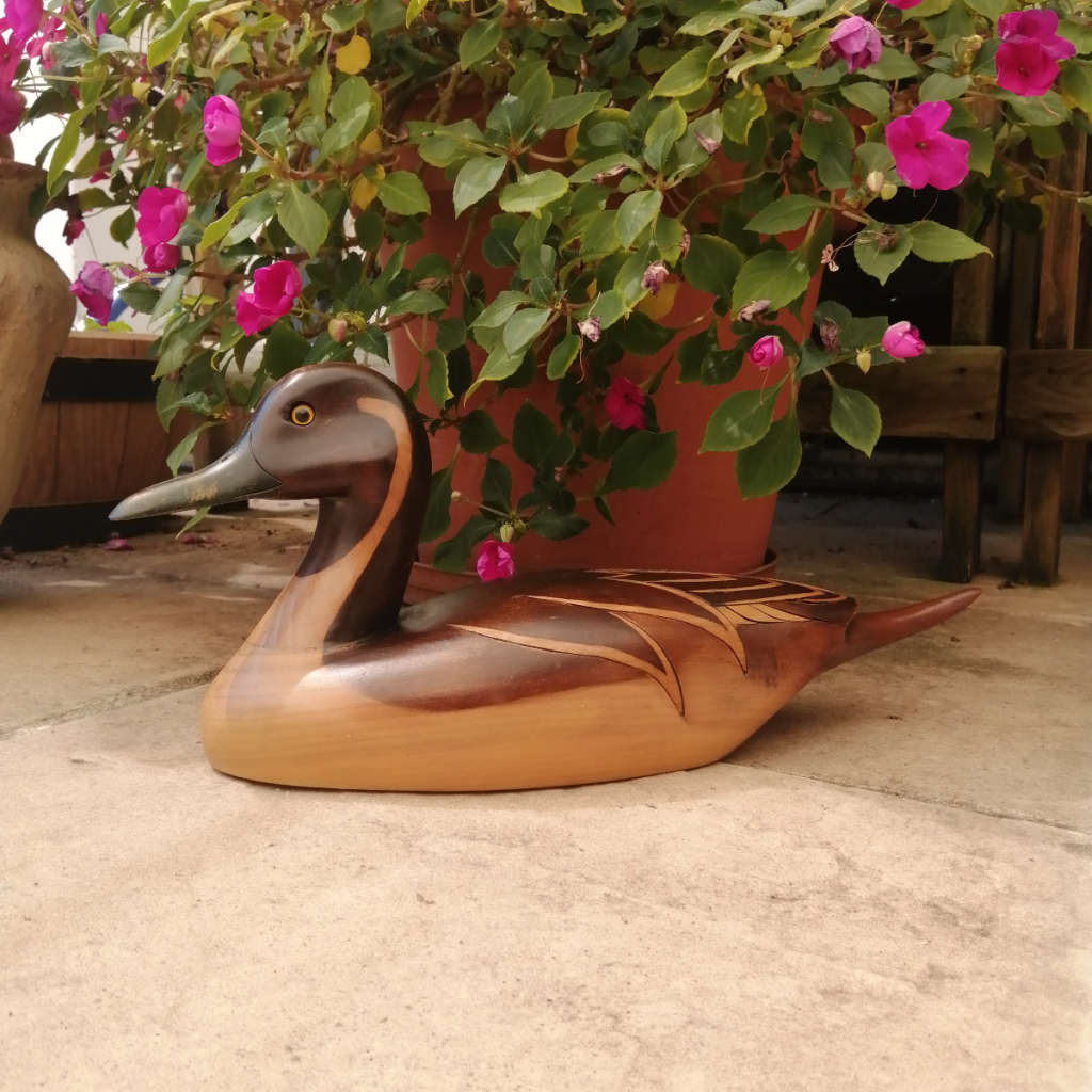 Feathers of Knysna Gallery carved and hand painted Pintail 109 Pylstert 656/975